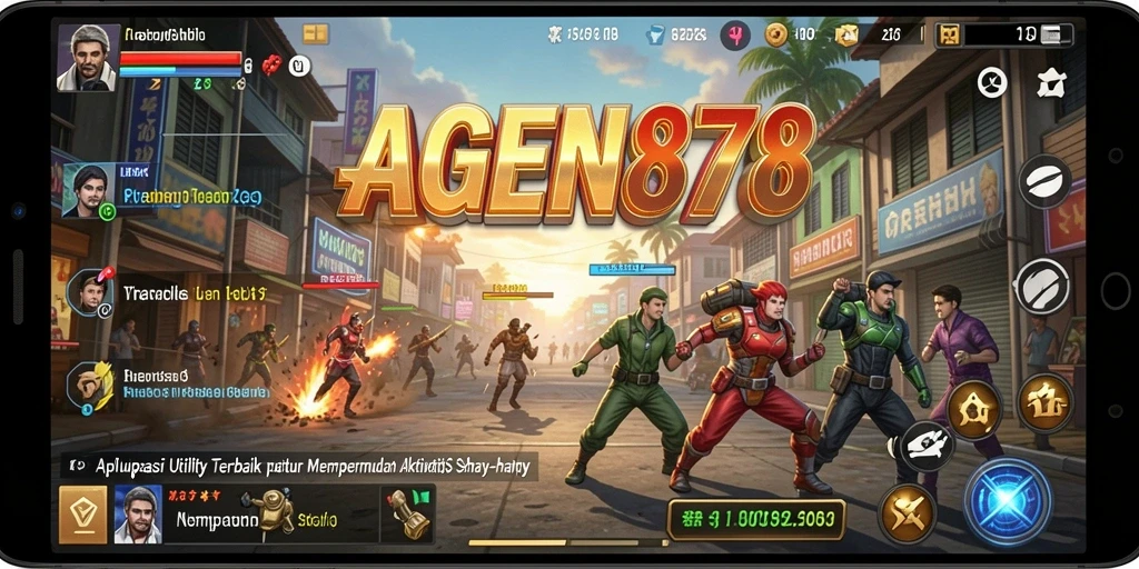 Tampilan antarmuka AGEN878 yang sederhana dan intuitif.