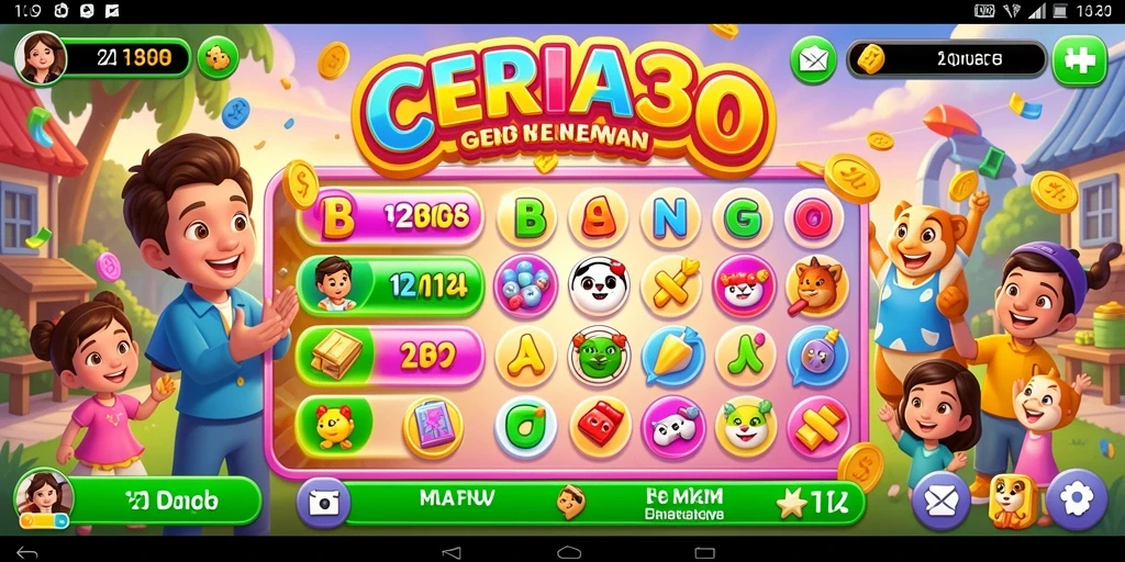 Tampilan gameplay seru dan penuh warna di CERIA33.