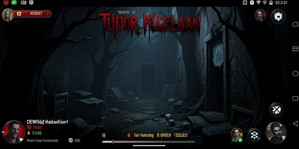 Gameplay menegangkan di DEWI567 saat teror menghampiri.
