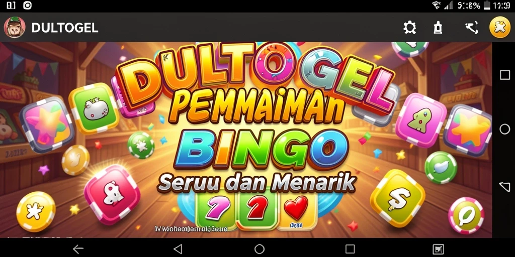 Tampilan gameplay DULTOGEL dalam permainan Bingo yang menyenangkan.