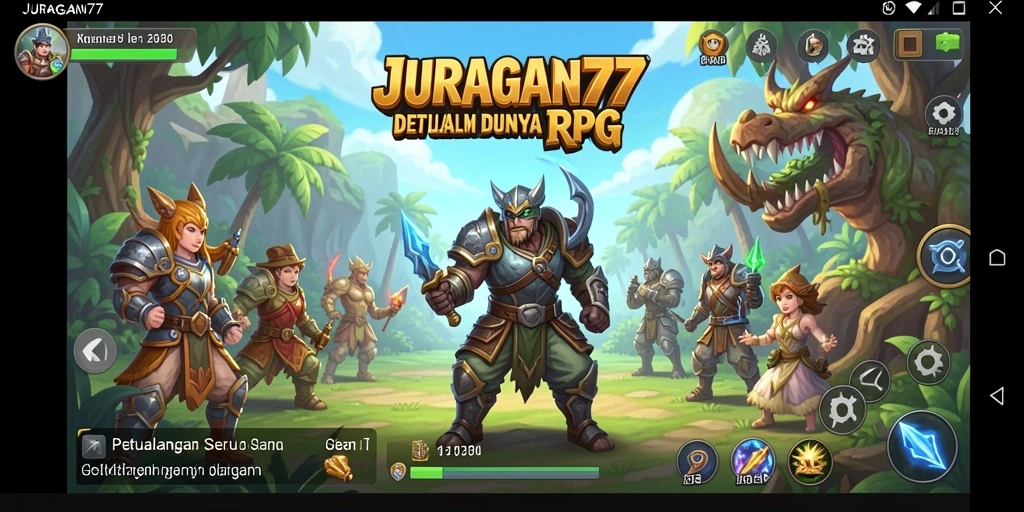 Tampilan gameplay RPG yang seru dan penuh aksi.