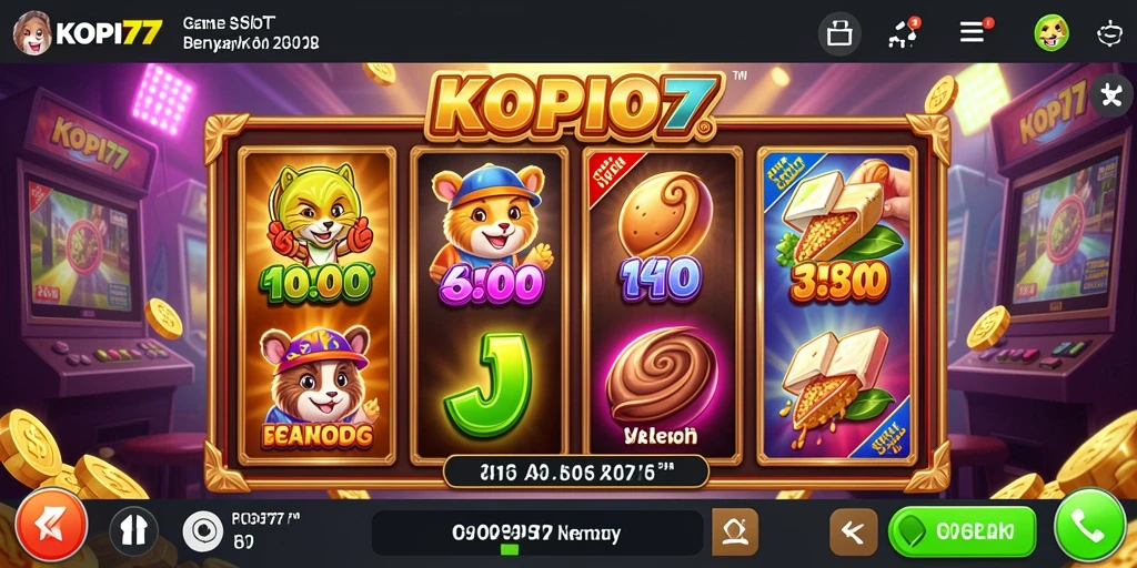 Tampilan gameplay Slot yang seru dan menarik di KOPI77.