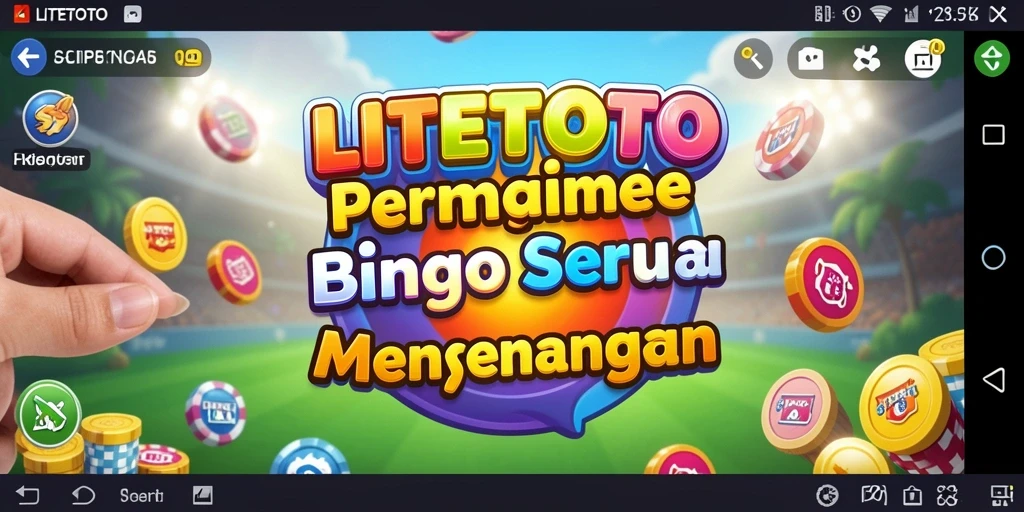 Screenshot gameplay LITETOTO yang menampilkan suasana permainan Bingo yang seru.