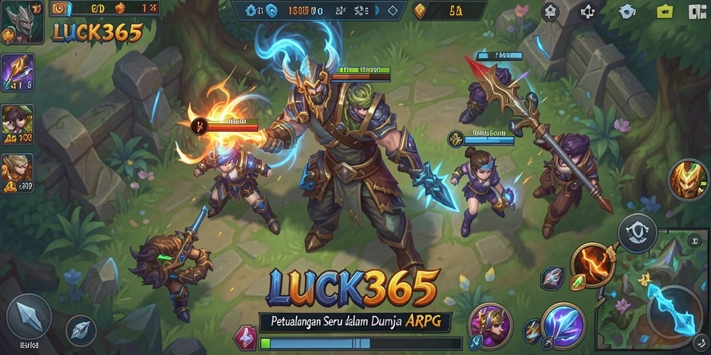 Tampilan gameplay LUCK365 yang seru dalam dunia ARPG.