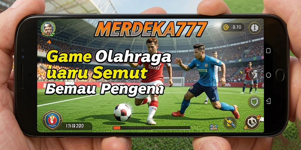 Gameplay <strong>MERDEKA777</strong> yang menampilkan aksi olahraga seru dan grafis memukau.