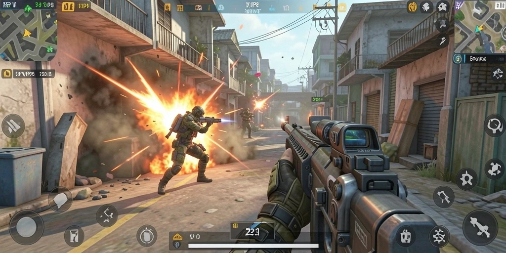 Grafis menakjubkan dari gameplay TPS RPVIP8.