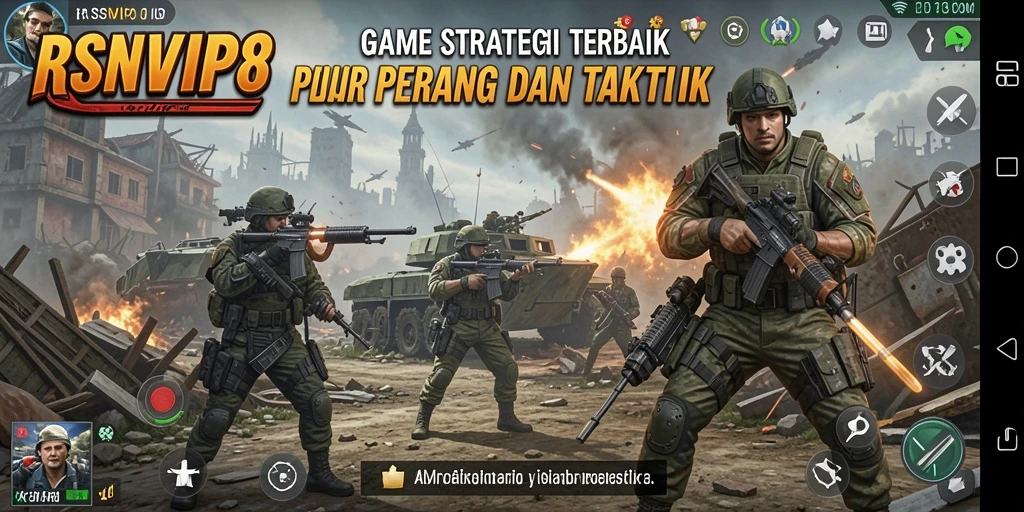 Tampilan gameplay RSNVIP8 yang penuh aksi dan strategi.