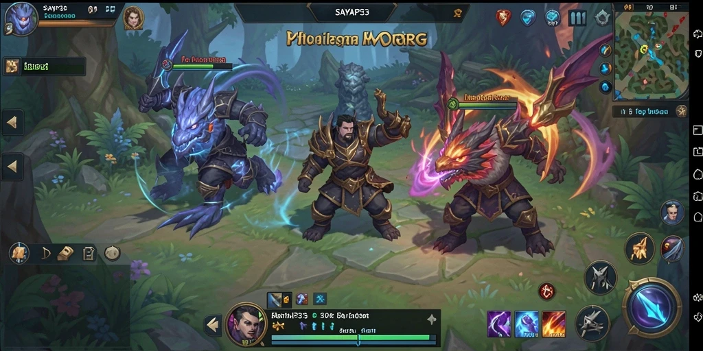 Tampilan gameplay menakjubkan dari SAYAP33 dalam dunia MMORPG.