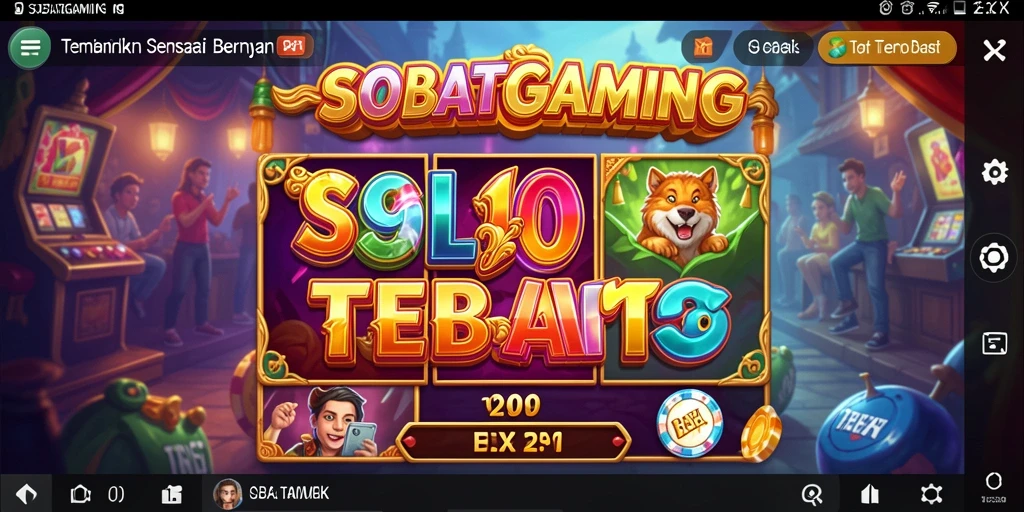 Tampilan grafis menarik dari gameplay SOBATGAMING yang seru.